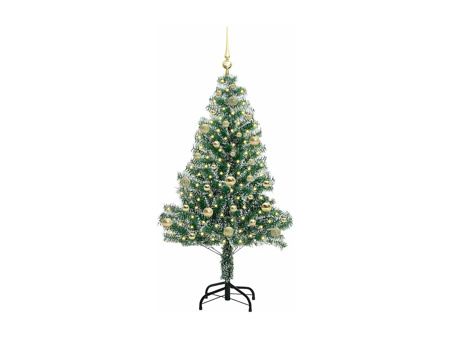 Arbre de Noël artificiel floconné de neige avec lumière LED
