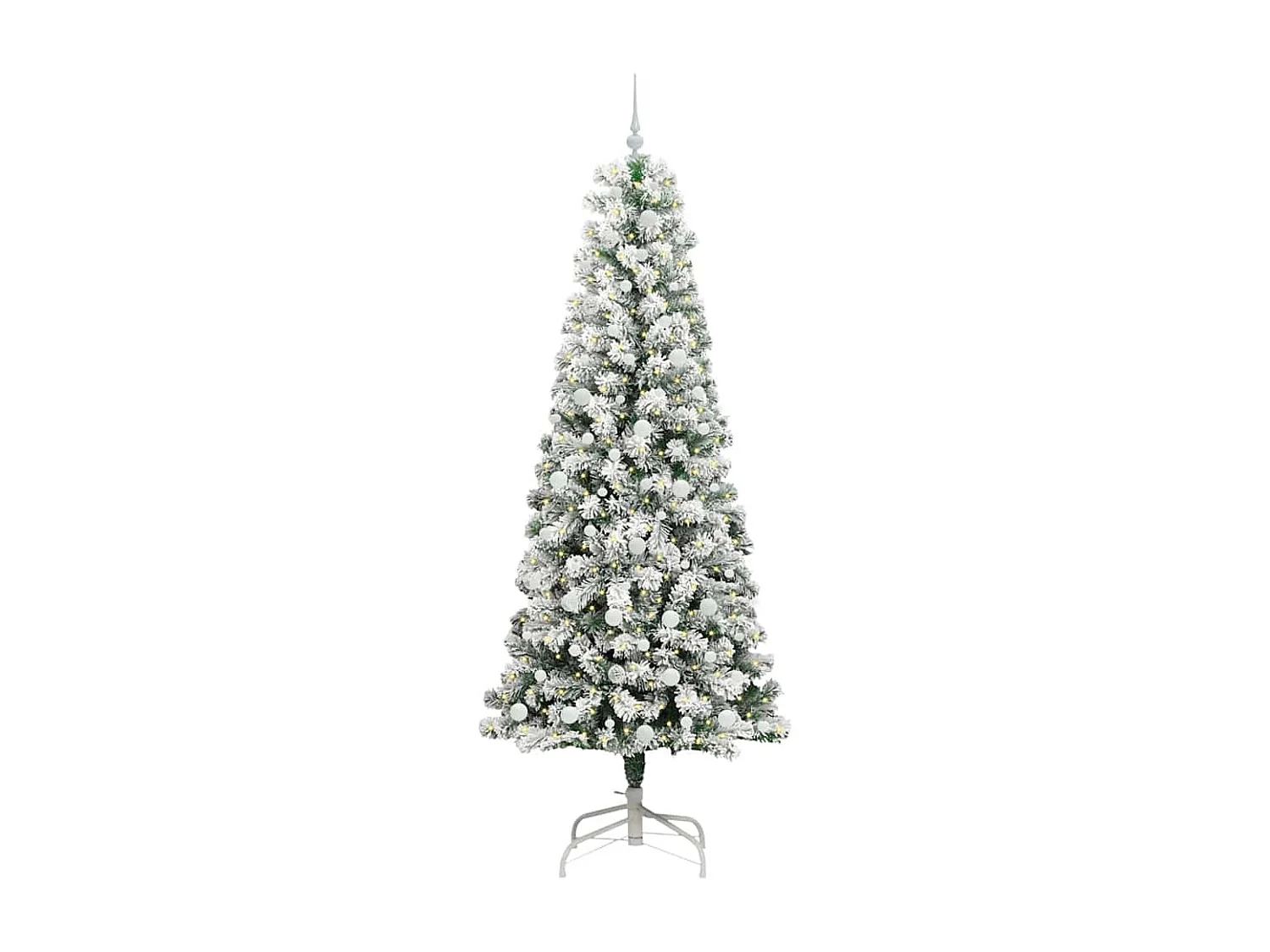 Albero di Natale artificiale con rami incernierati 240 cm