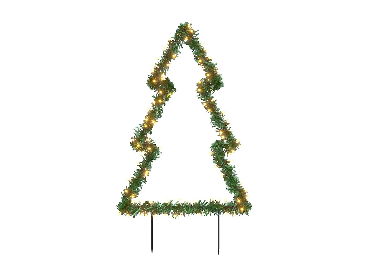 Décoration lumineuse arbre de Noël avec piquets 115 LED 90 cm