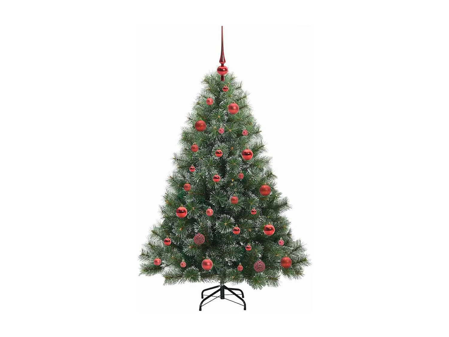 Sapin de Noël artificiel avec 150 LED Vert 150 cm PE et PVC