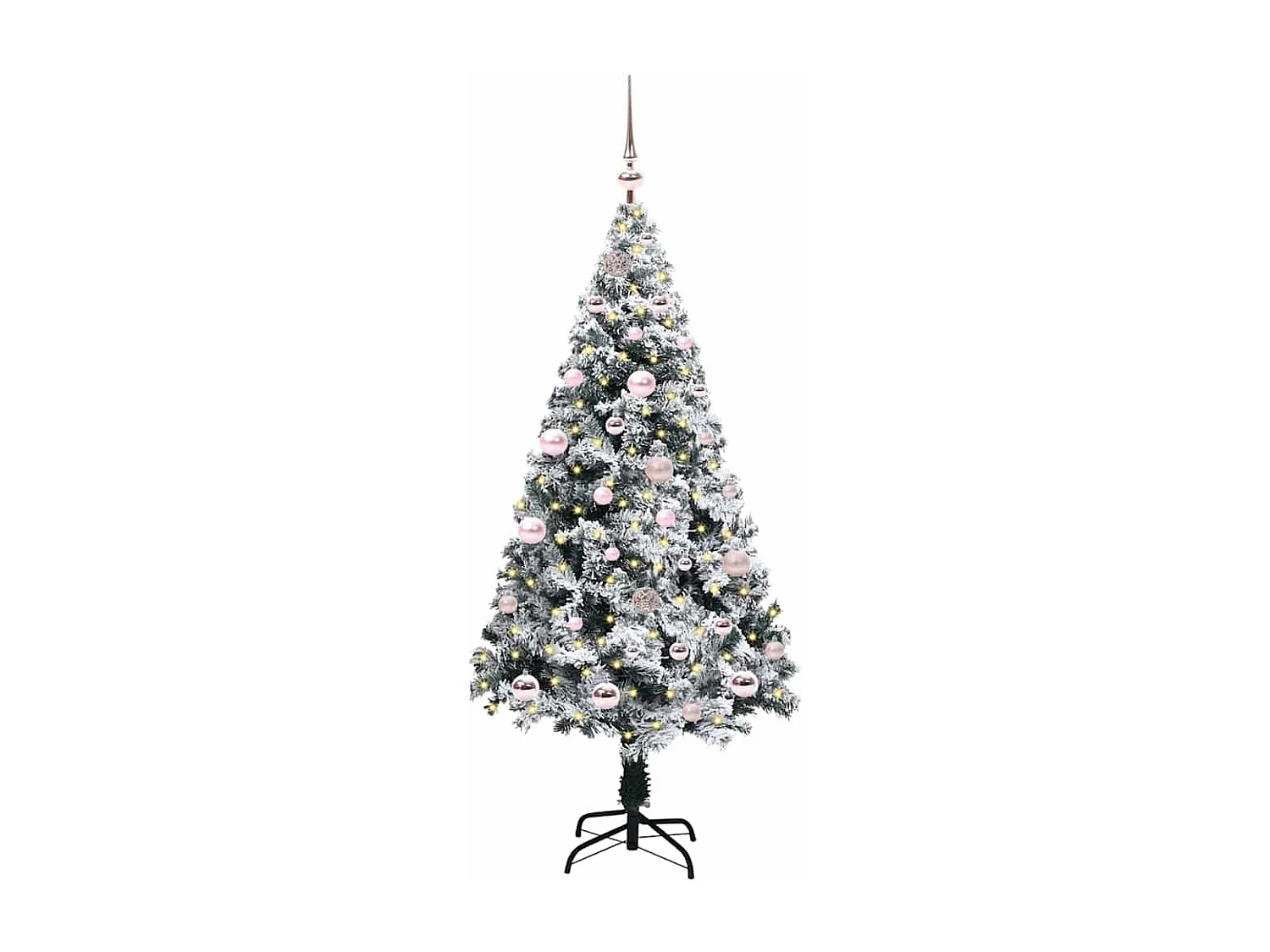 Sapin de Noël artificiel Vert 150 cm PVC, Acier et Plastique