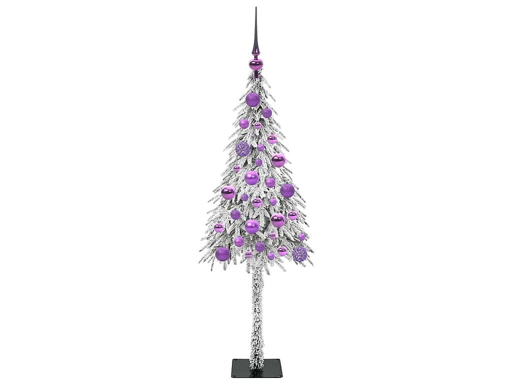 Sapin de Noël avec 150 LED Blanc 120 cm PE et Acier