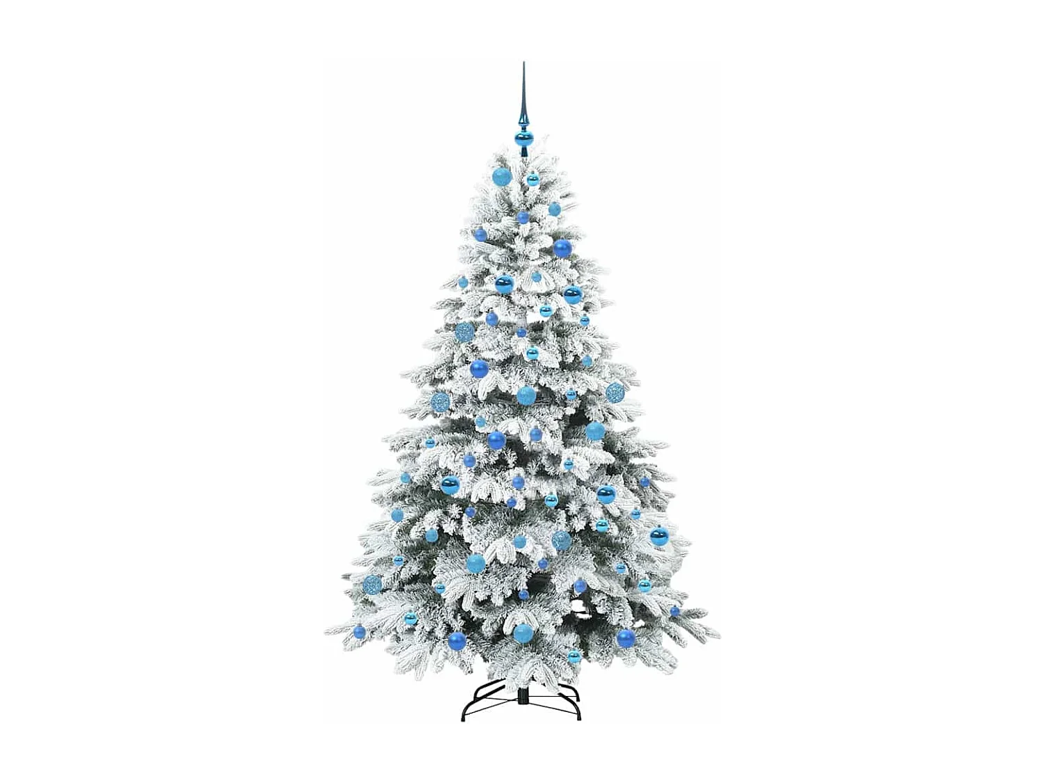 Sapin de Noël artificiel avec 300 LED Vert 180 cm PE et PVC