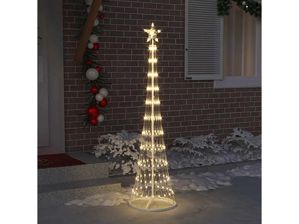LED Kerstboom Warm wit 51 x 51 x 190 cm Metaal