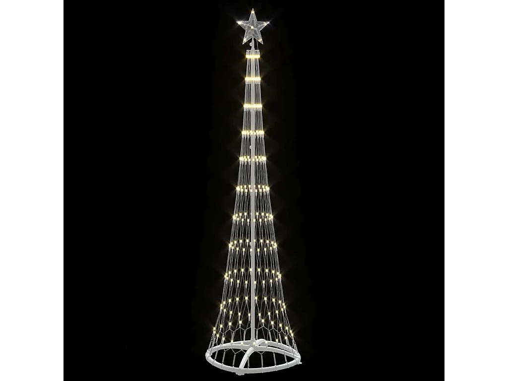 LED Kerstboom Warm wit 51 x 51 x 190 cm Metaal