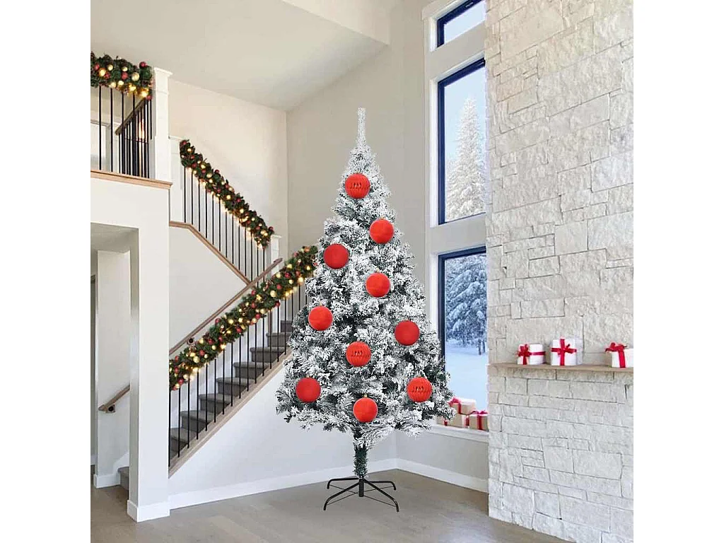 Ensemble de Boules de Noël 3 pcs Rouge