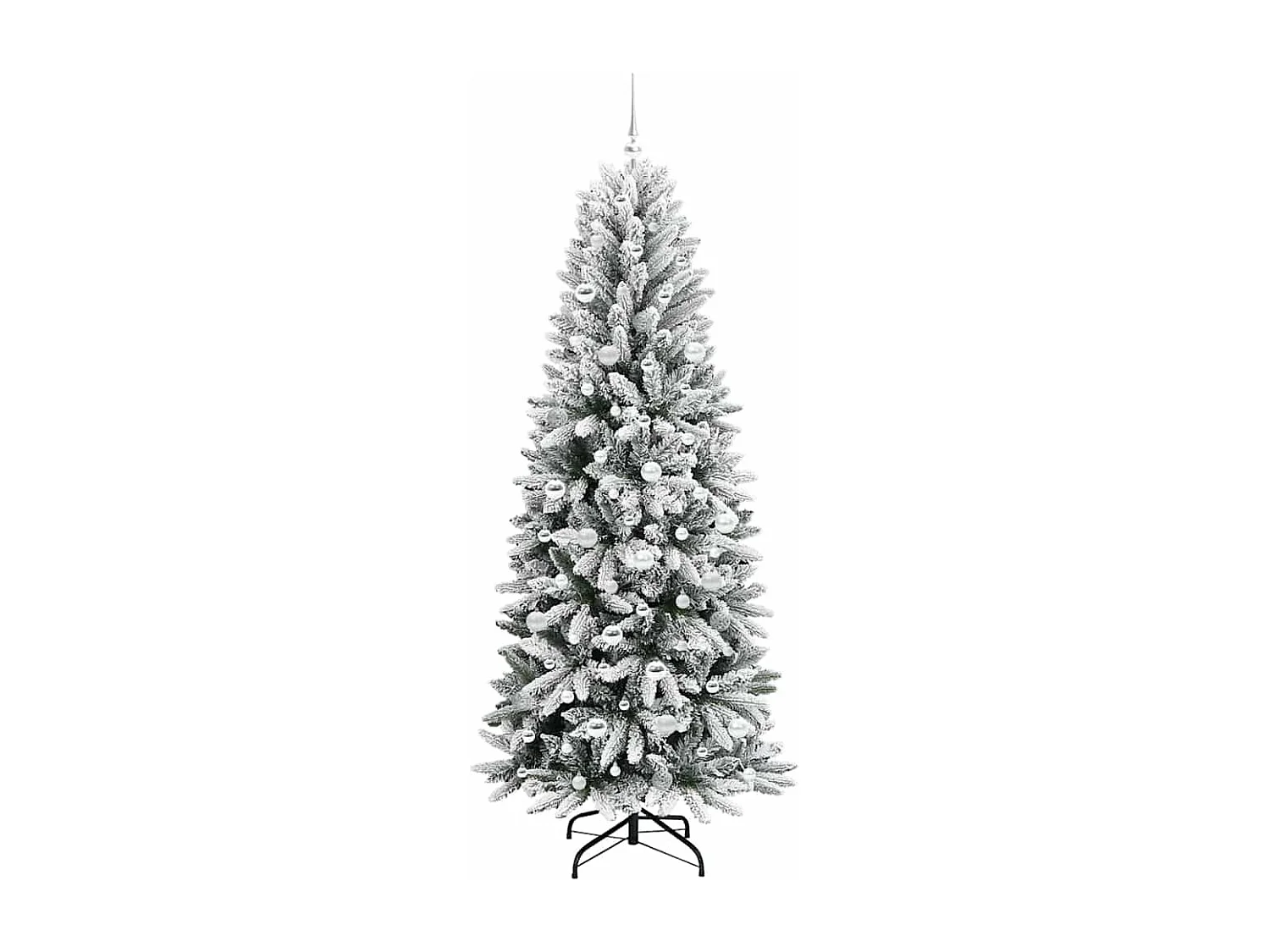 Sapin de Noël artificiel avec 300 LED Blanc 78 x 78 x 210 cm