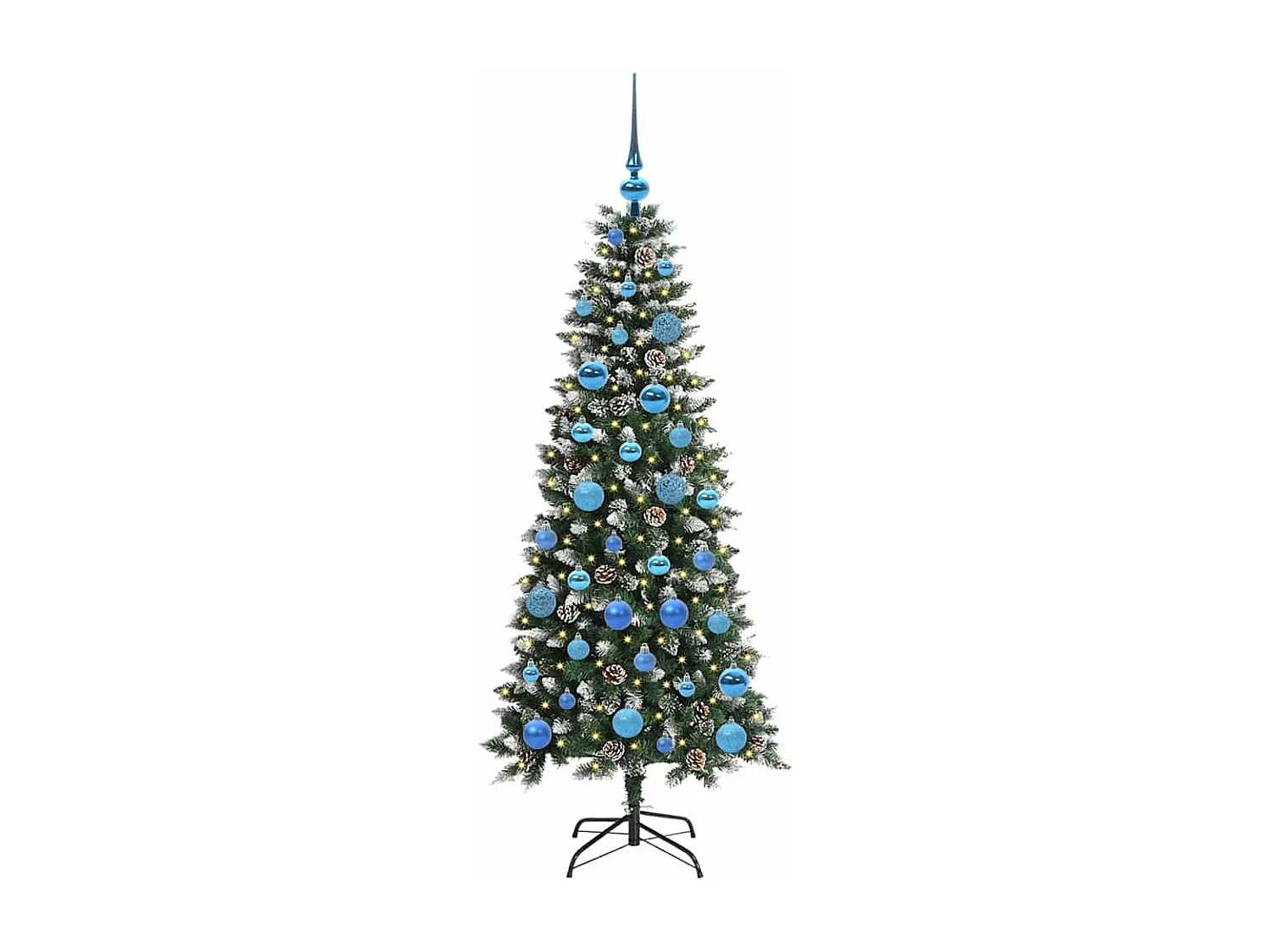 Sapin de Noël artificiel avec 150 LED Vert 66 x 66 x 150 cm