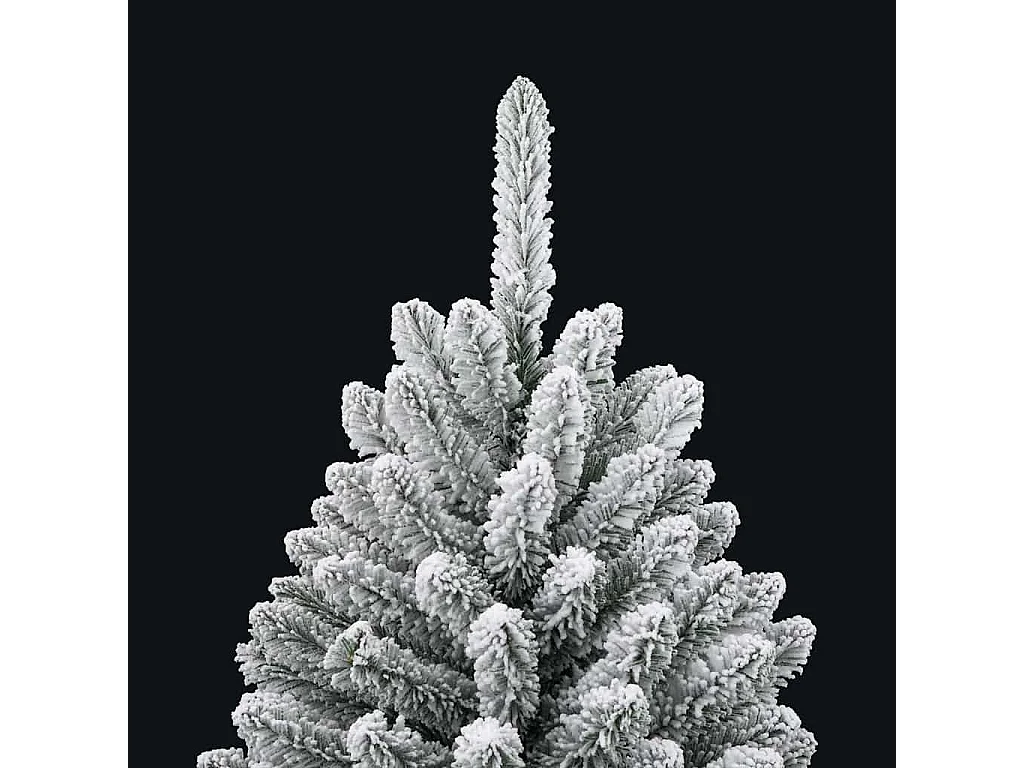 Albero di Natale artificiale Verde e bianco 150 cm PVC e metallo