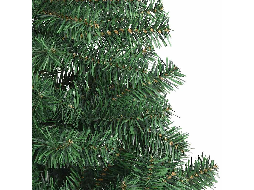 Sapin de Noël avec 300 LED avec support Vert 240 cm PVC