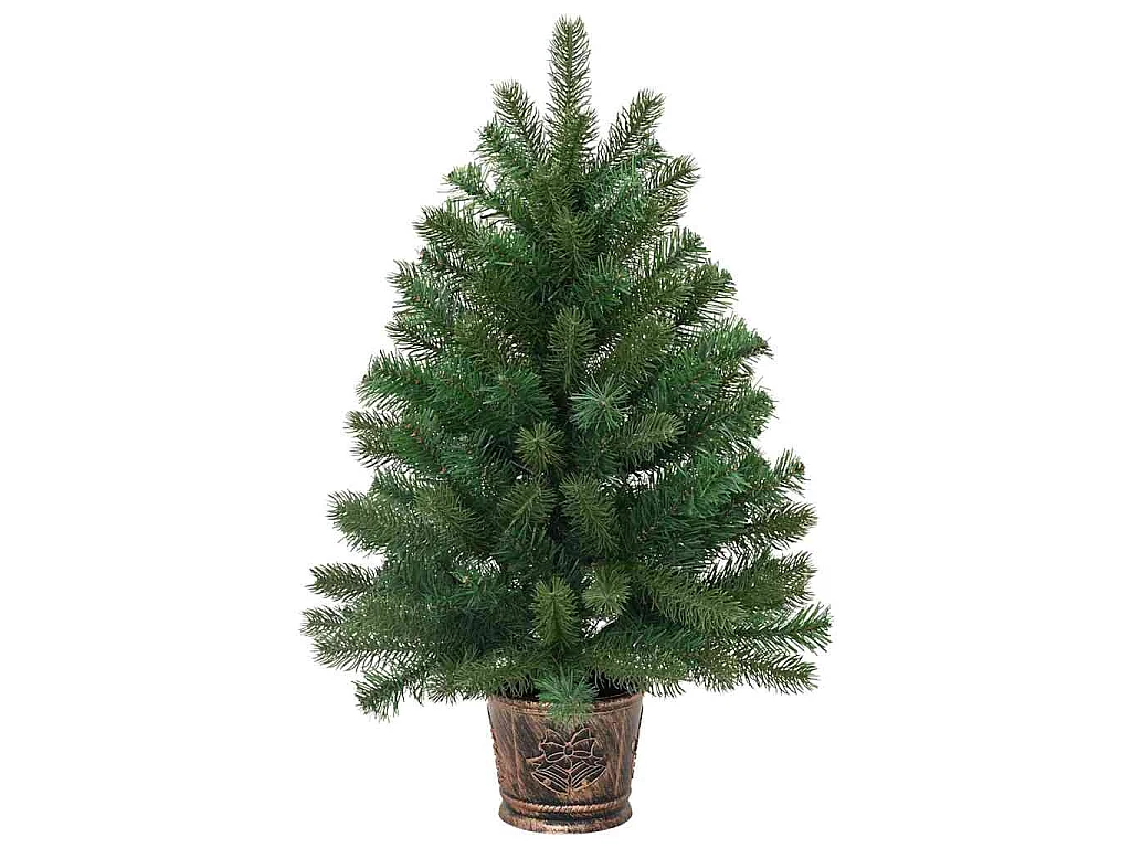 Albero di Natale artificiale con 150 LED Verde 65 cm PE e PVC