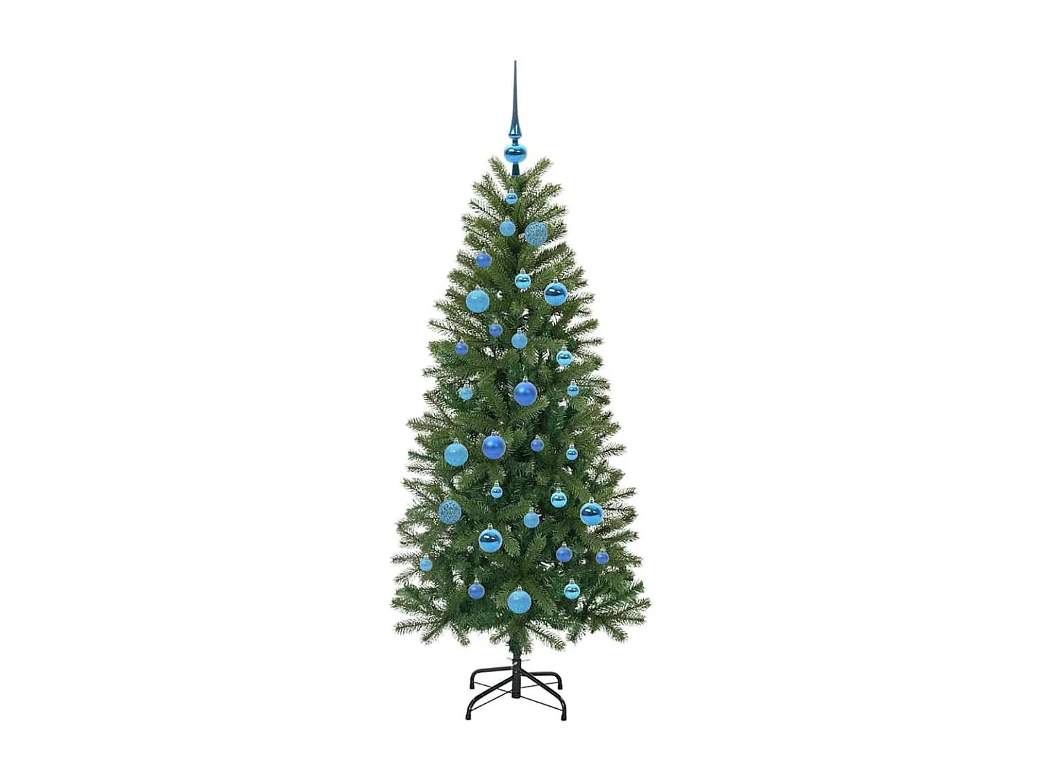 Sapin de Noël artificiel avec 150 LED Vert 150 cm PE et PVC