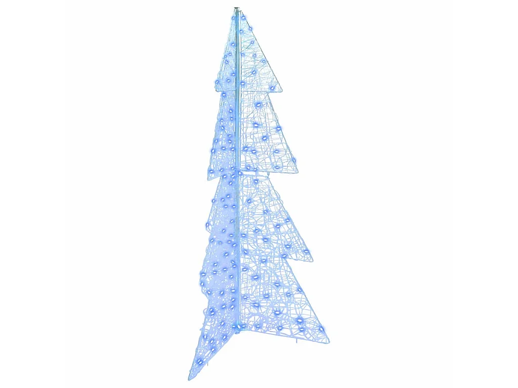 Weihnachtsbaum mit 160 LEDs Blau 150 cm Acryl