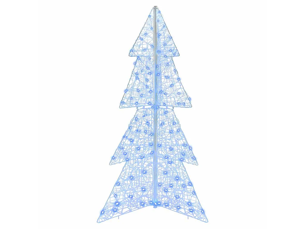 Weihnachtsbaum mit 160 LEDs Blau 150 cm Acryl