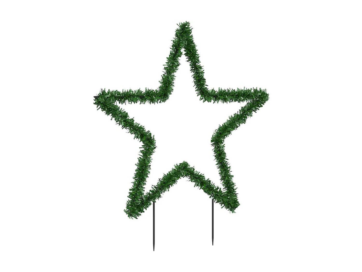 Kerstster lichtdecoratie met palen 115 LED's 85 cm