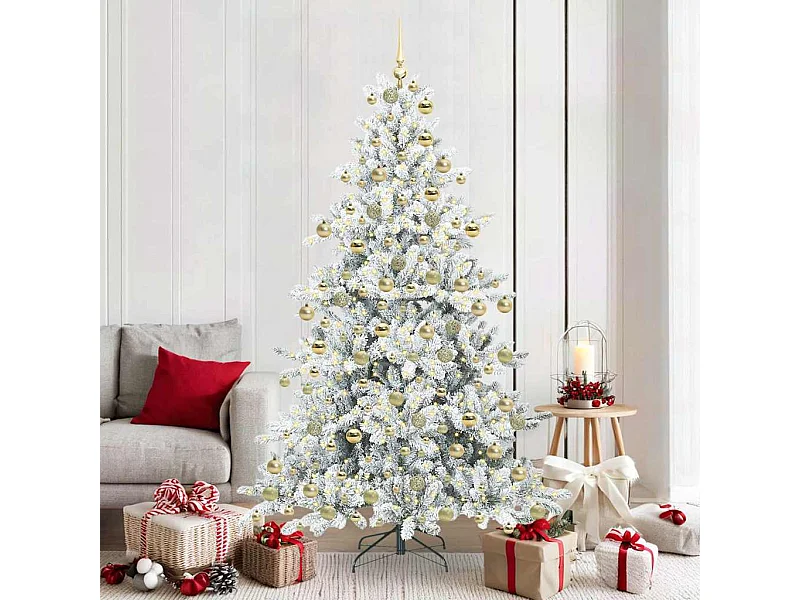 Sapin de Noël Artificiel à Branches Articulées 180 cm PVC