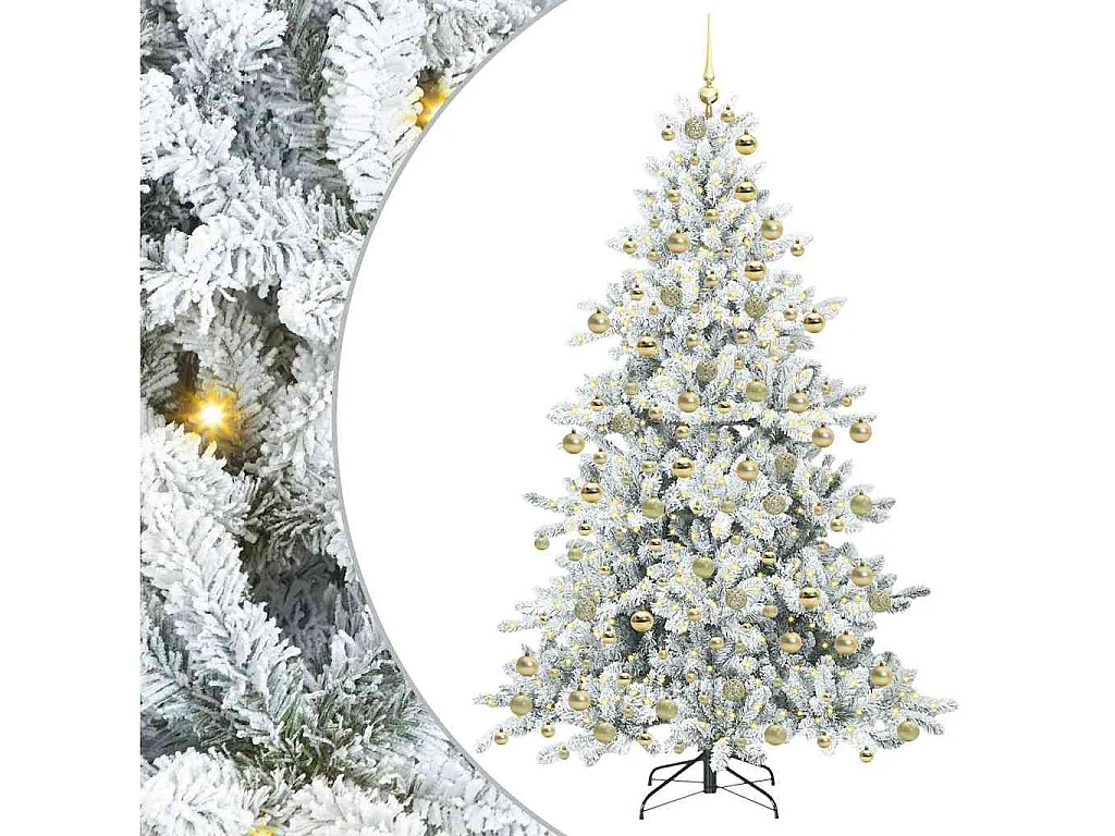 Sapin de Noël Artificiel à Branches Articulées 180 cm PVC