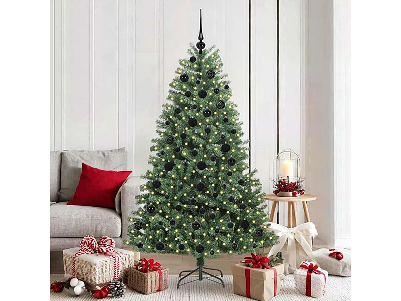 Sapin de Noël Artificiel à Branches Articulées Vert 180 cm