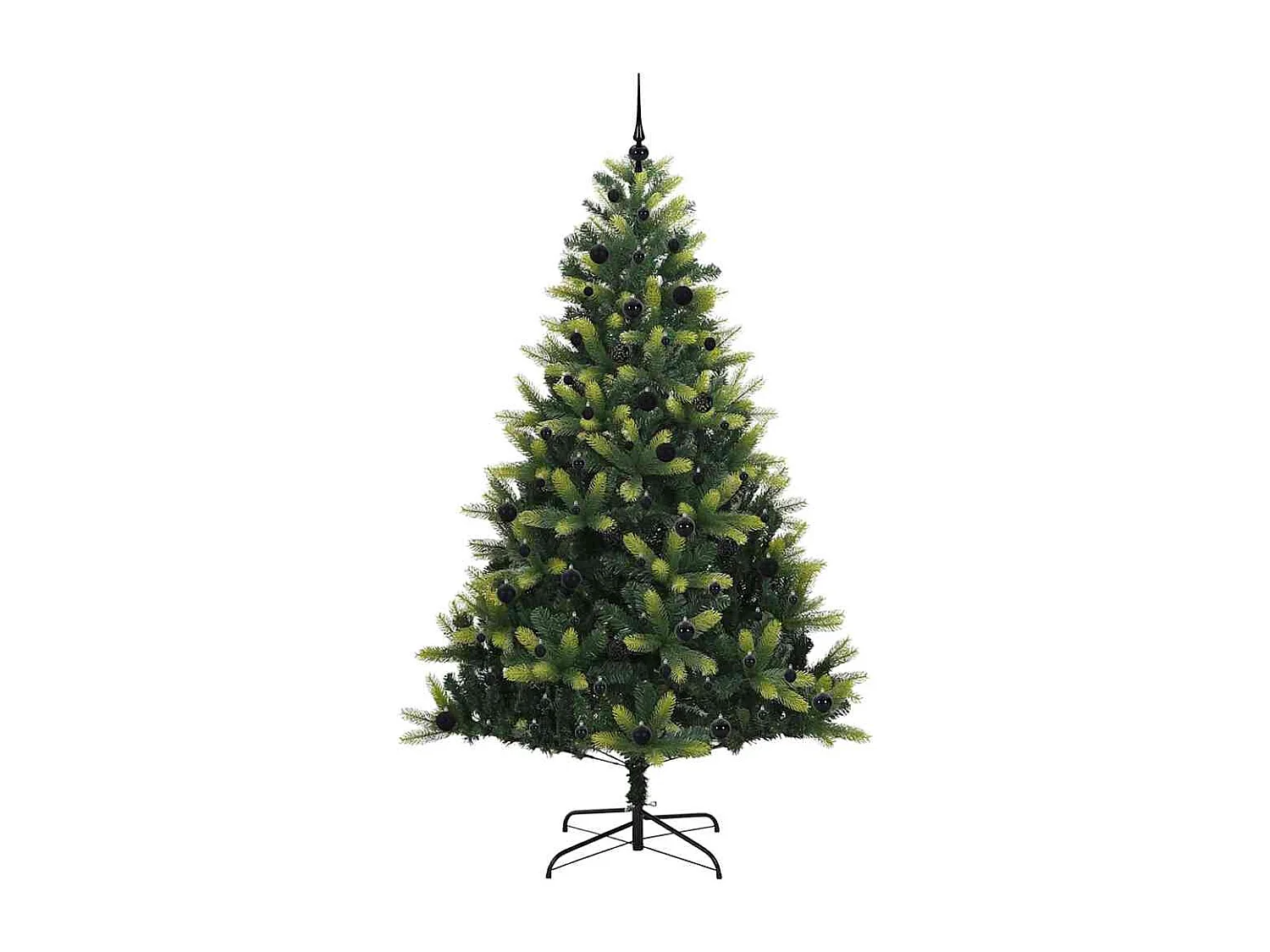 Albero di Natale artificiale flessibile in silicone 300 LED 240 cm