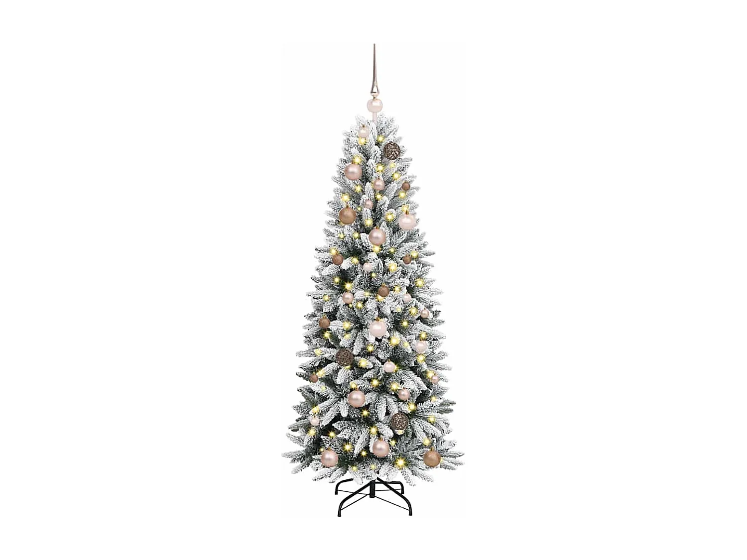 Albero di Natale artificiale con 150 LED Bianco 63 x 63 x 150 cm