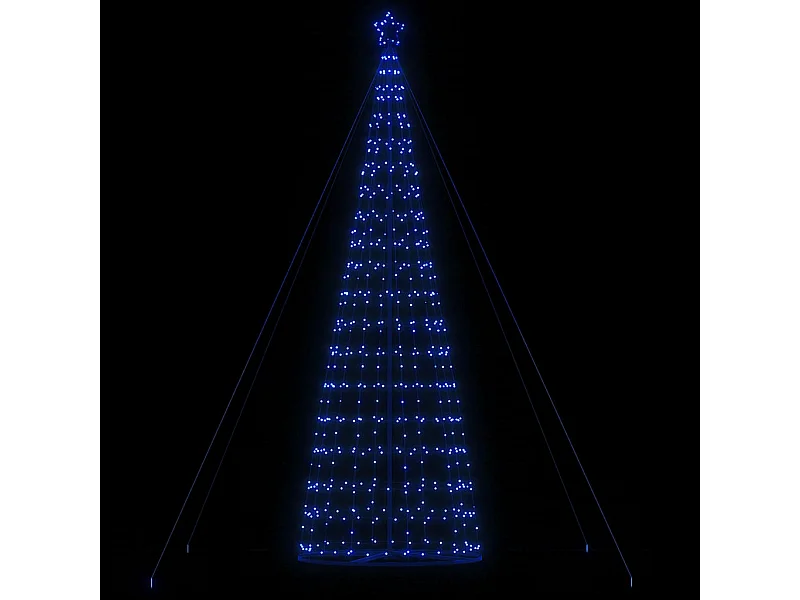 Sapin de Noël à LED 1534 LED bleu 503 cm