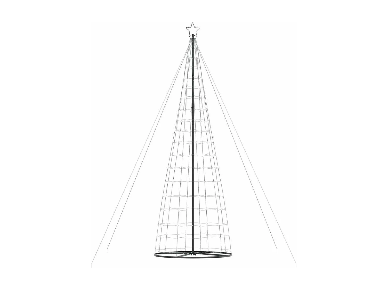 Sapin de Noël à LED 1534 LED bleu 503 cm