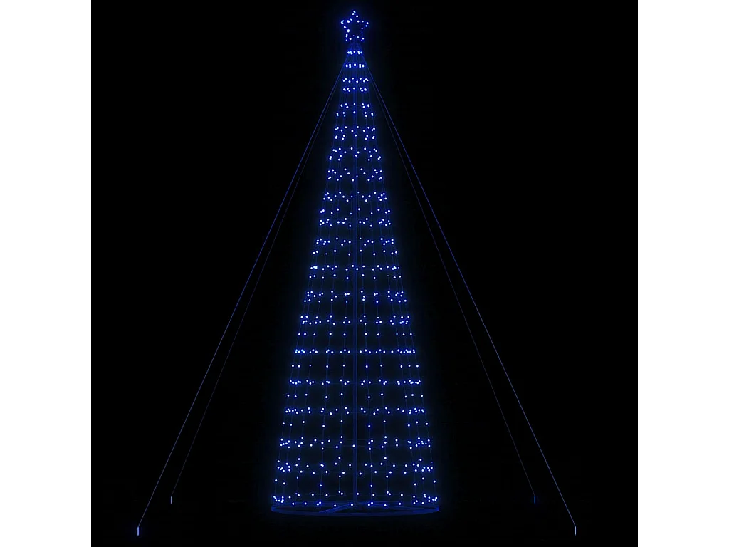 LED Kerstboom 1534 LED blauw 503 cm