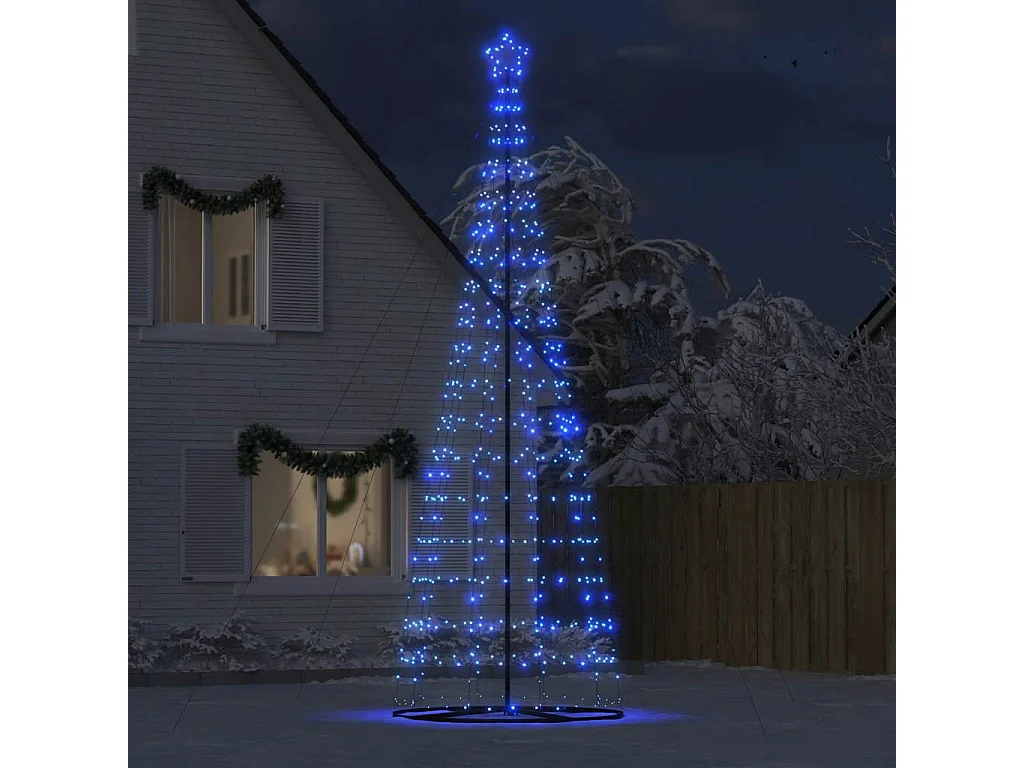 LED Kerstboom 1534 LED blauw 503 cm