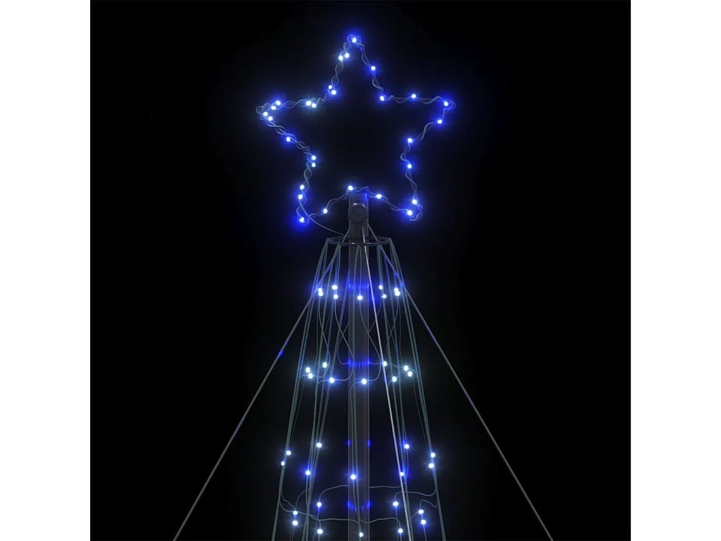 LED Kerstboom 1534 LED blauw 503 cm