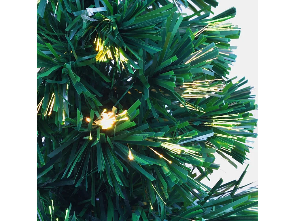 Albero di Natale artificiale in fibra ottica 64 cm verde