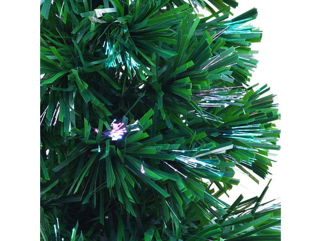 Albero di Natale artificiale in fibra ottica 64 cm verde