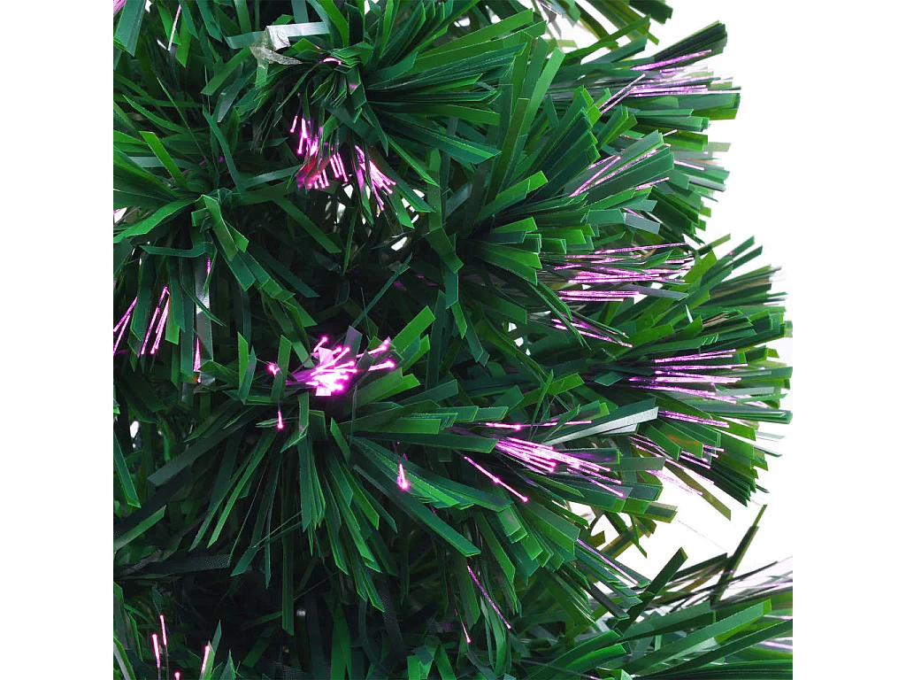 Albero di Natale artificiale in fibra ottica 64 cm verde