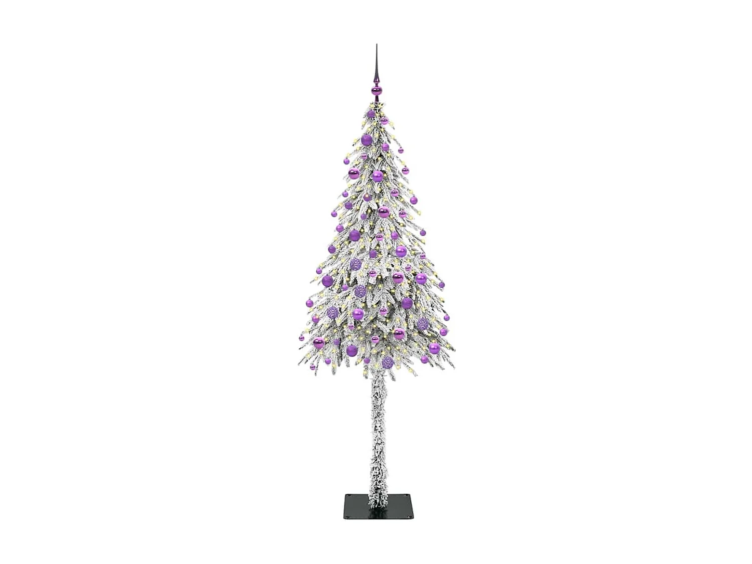 Sapin de Noël avec 300 LED Blanc 180 cm PE et Acier