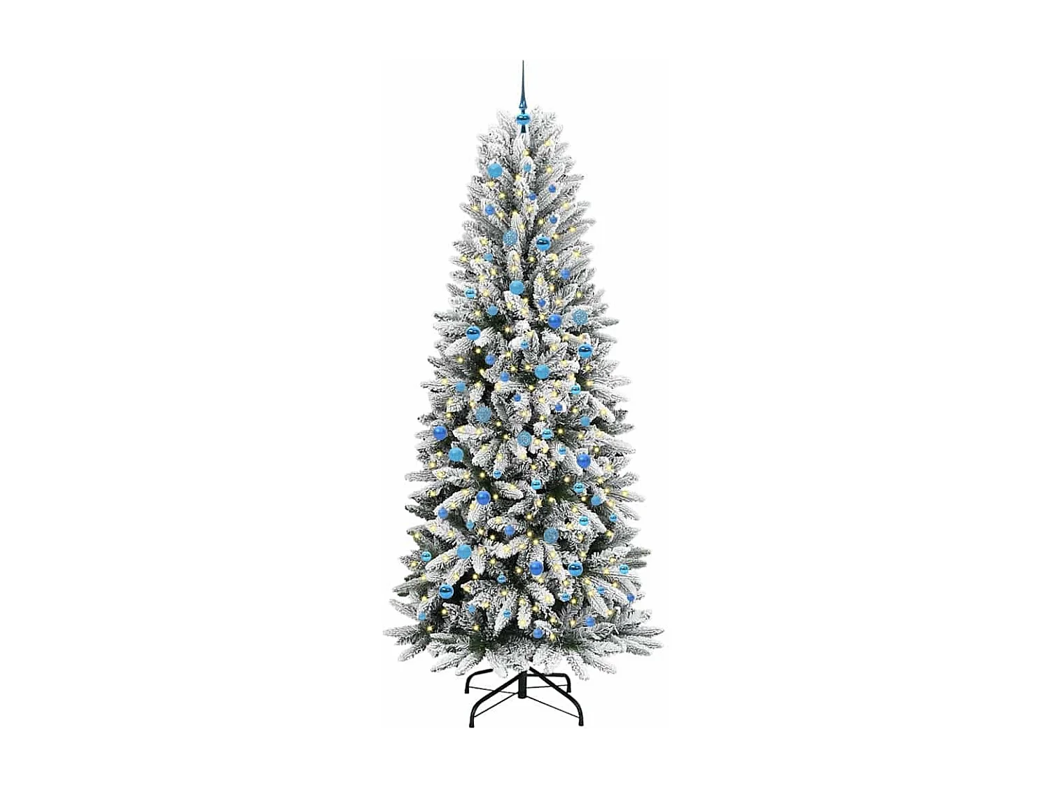 Kunstkerstboom met 300 LED's Wit 93 x 93 x 240 cm