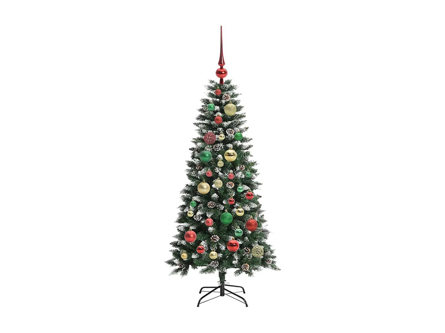 Künstlicher Weihnachtsbaum mit 150 LEDs Grün 55 x 55 x 120 cm