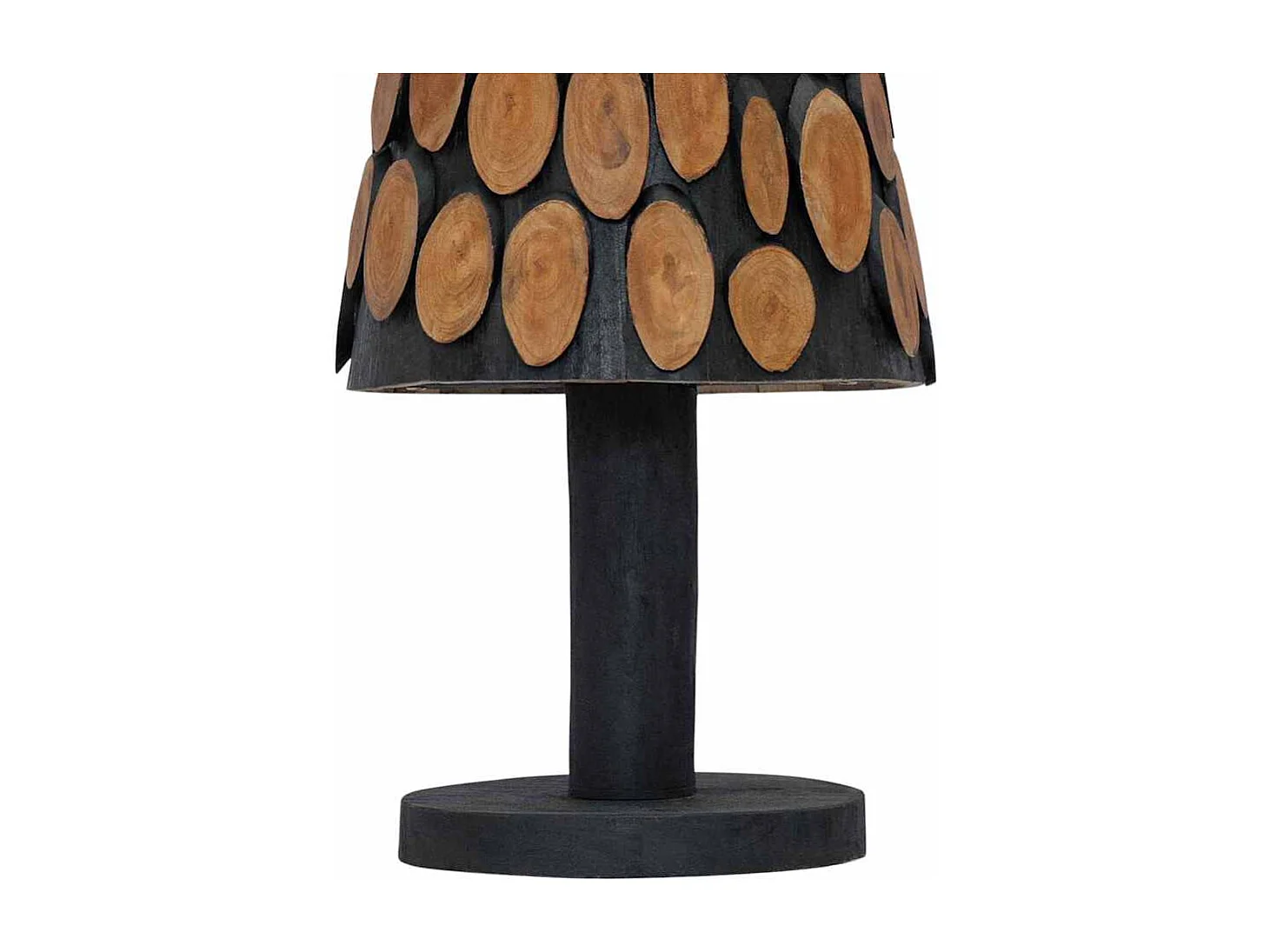 Kerstboom met standaard Bruin 120 cm Massief teakhout