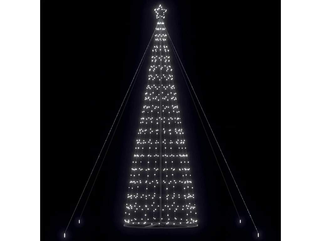 Sapin de Noël à LED 1534 LED blanc froid 503 cm