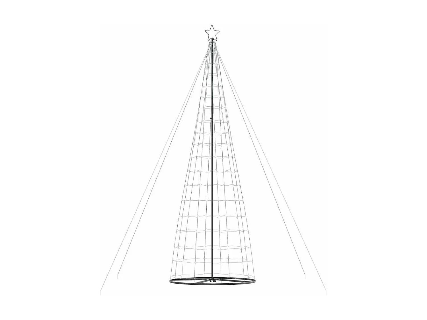 Sapin de Noël à LED 1534 LED blanc froid 503 cm