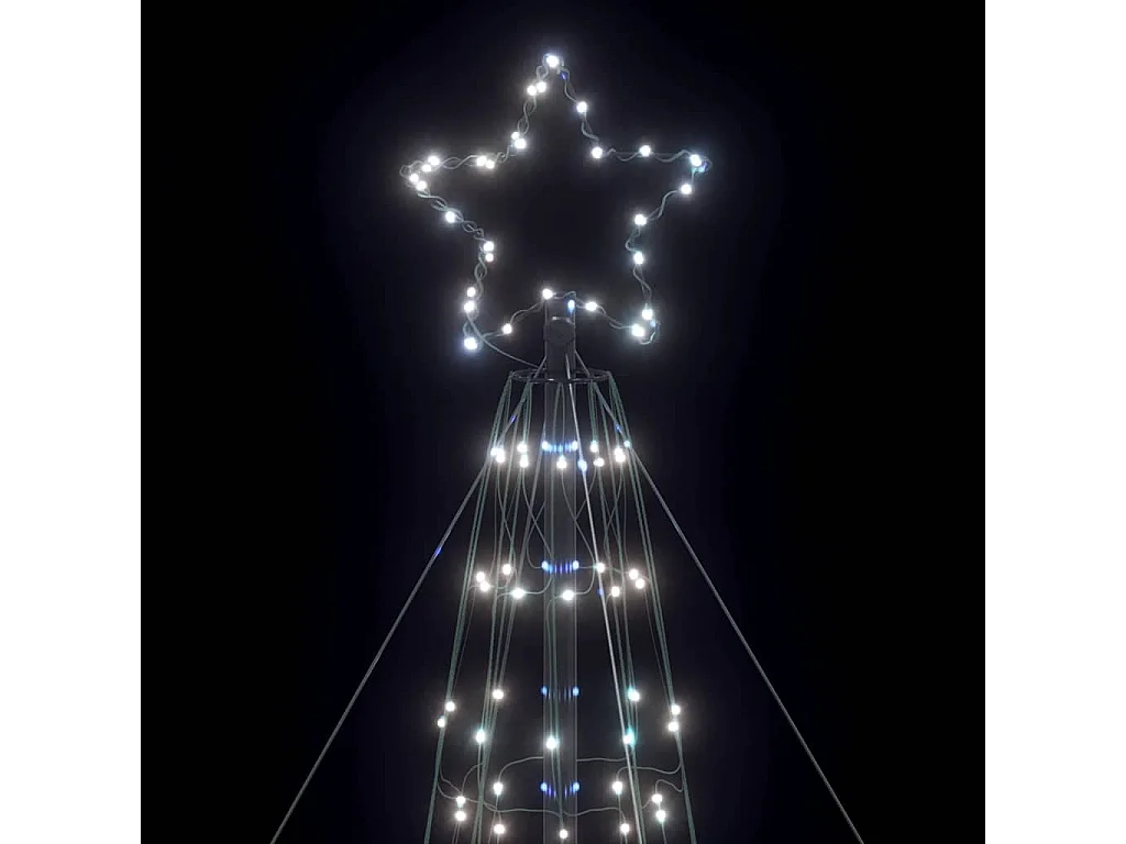 Albero di Natale a LED 1534 LED bianco freddo 503 cm