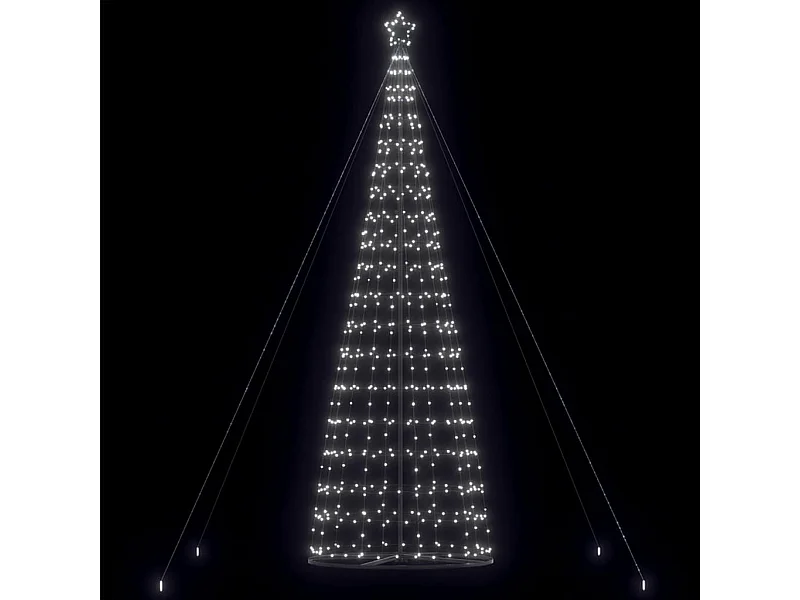 Albero di Natale a LED 1534 LED bianco freddo 503 cm