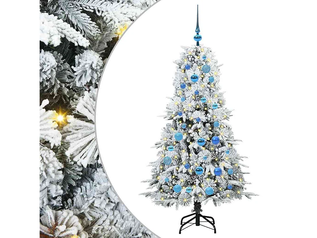 Sapin de Noël Artificiel à Branches Articulées Vert 150 cm