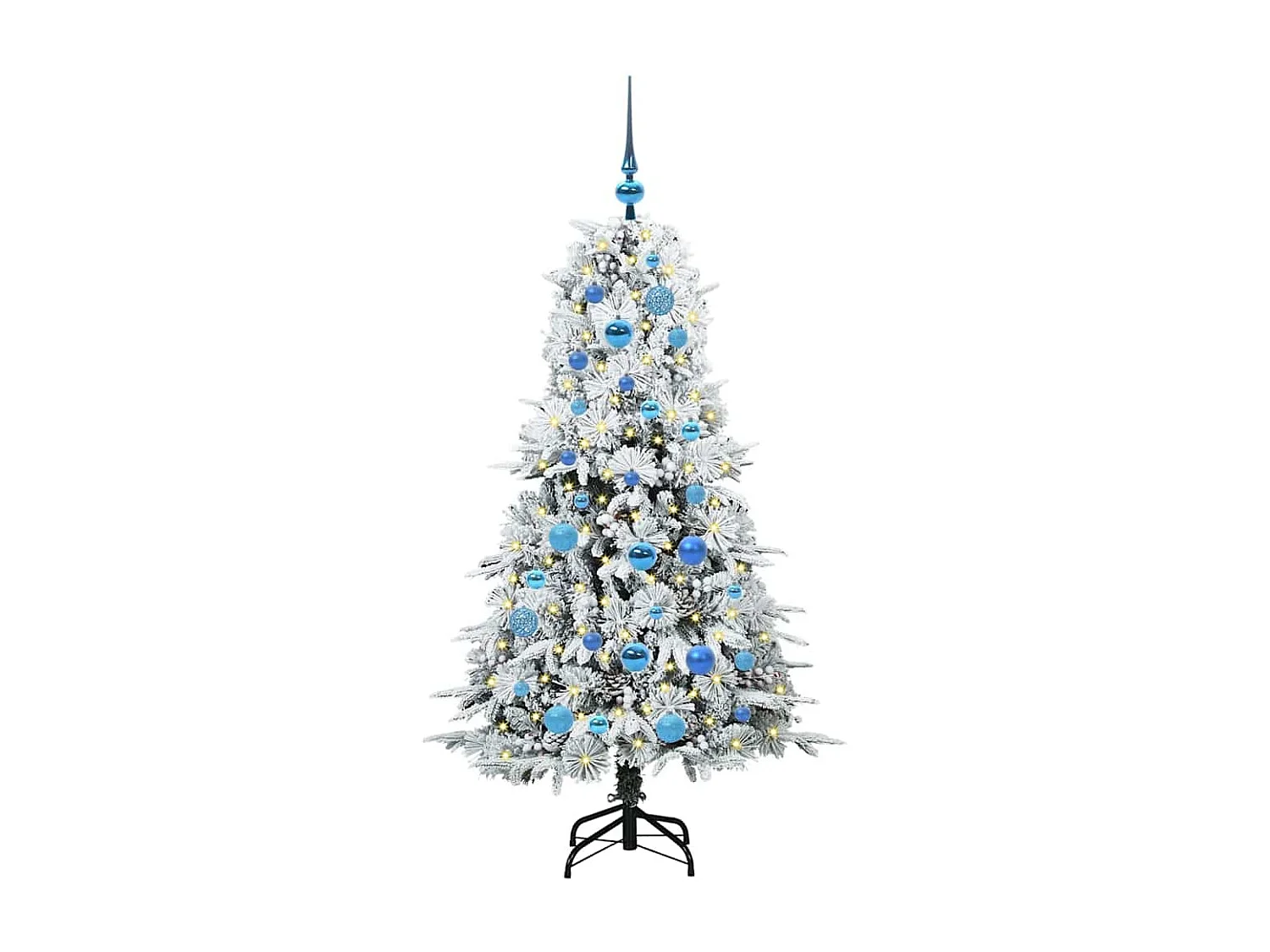 Sapin de Noël Artificiel à Branches Articulées Vert 150 cm