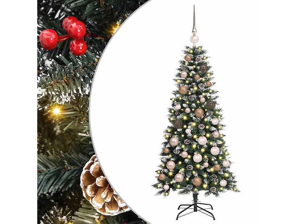 Kunstkerstboom met 150 LED's Groen 55 x 55 x 120 cm