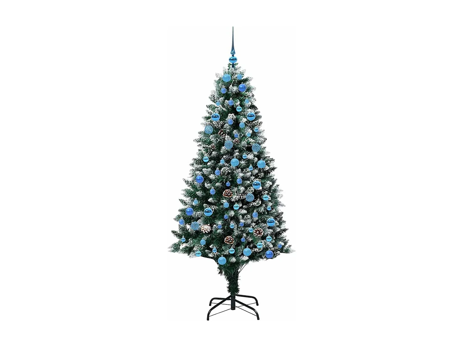 Sapin de Noël artificiel Vert 180 cm PVC, Acier et Plastique