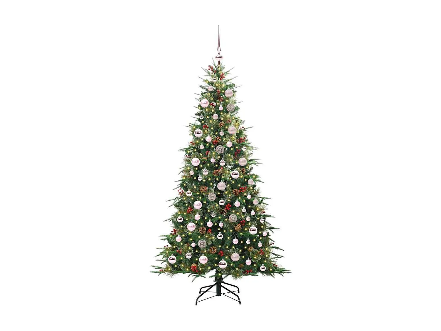 Sapin de Noël Artificiel à Branches Articulées Vert 180 cm