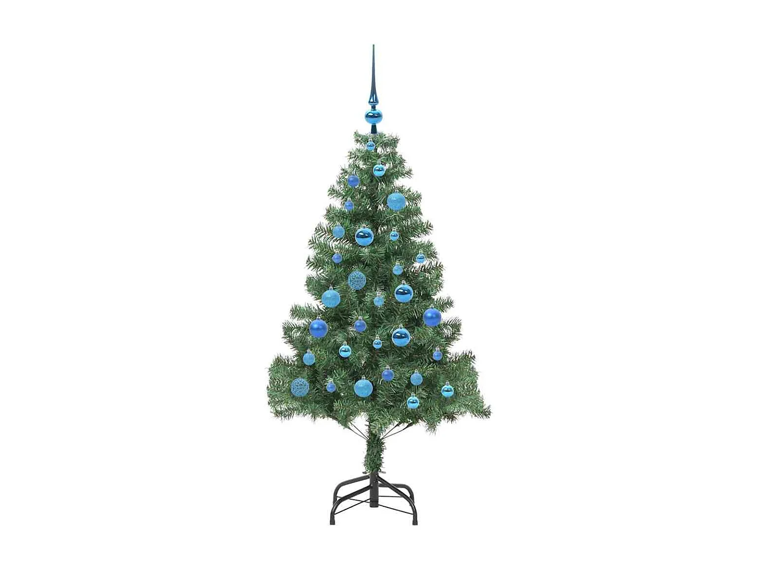 Sapin de Noël avec 150 LED avec support Vert 150 cm PVC