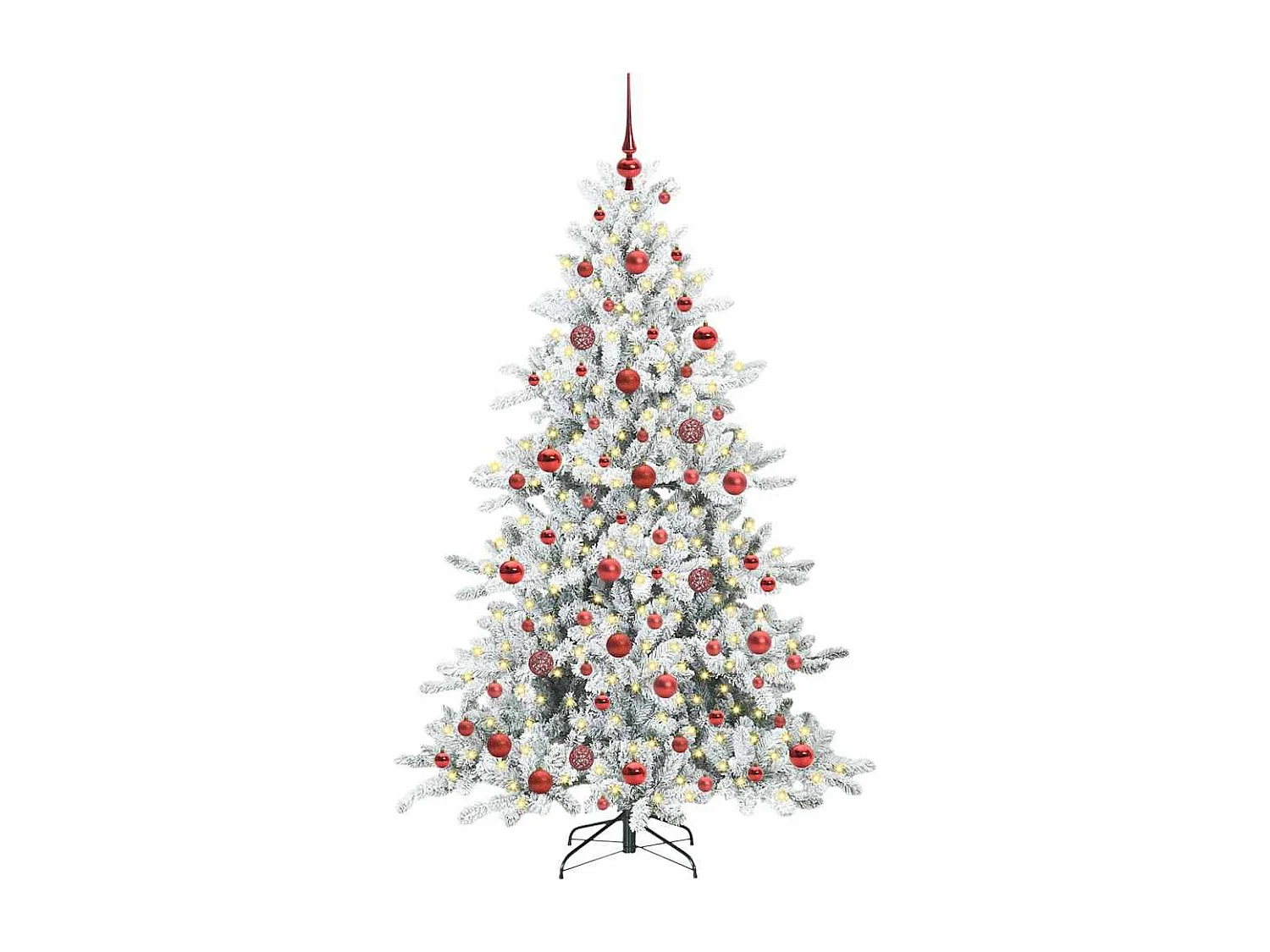 Künstlicher Weihnachtsbaum mit beweglichen Zweigen 180 cm PVC