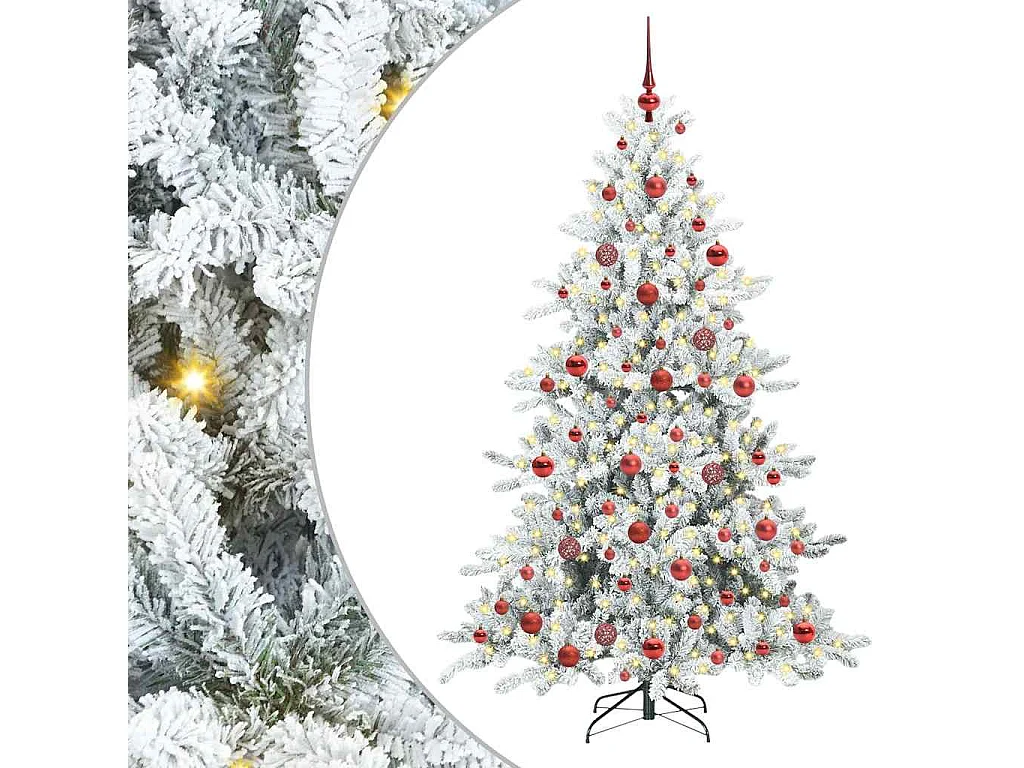 Sapin de Noël Artificiel à Branches Articulées 180 cm PVC