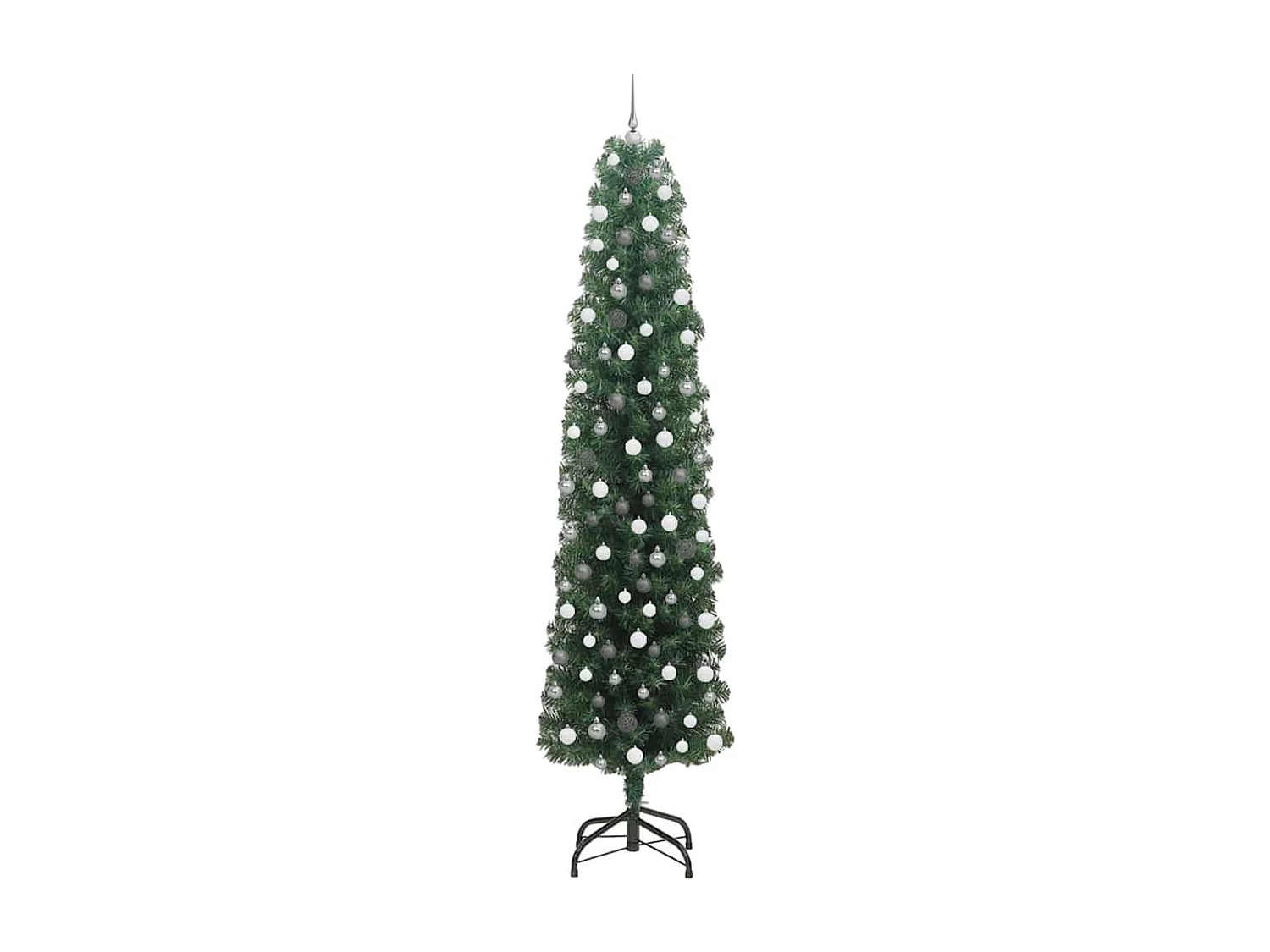 Sapin de Noël artificiel Vert 240 cm PVC et acier et plastique