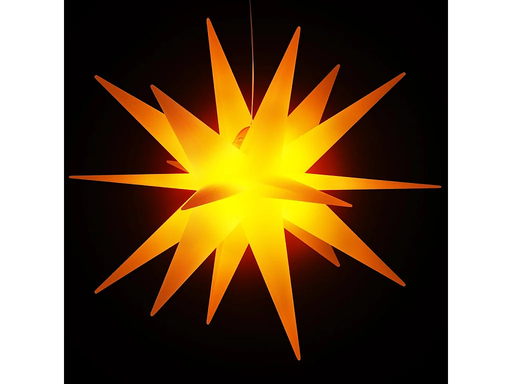 Lumière de Noël avec LED pliable jaune 100 cm